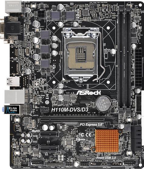 Asrock H110m Dvsd3 Motherboard Specifications On Motherboarddb