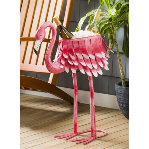 Flamingo Planterchiller Flamingo Decor Decor Flamingo Garden