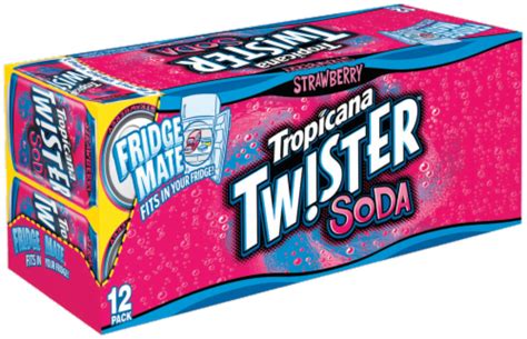 Tropicana Twister Strawberry Soda 12 Cans 12 Fl Oz Fred Meyer
