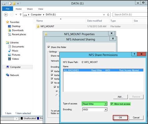 Ws2012 Storage Nfs Server Configure Nfs For Vmware Vsphere 5 1 Home