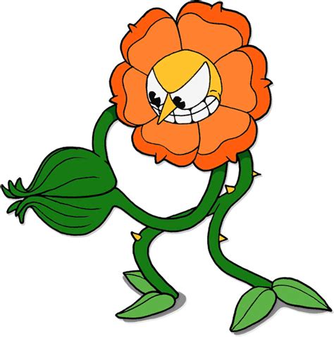 Cuphead Flower Png