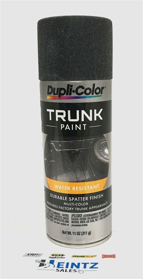 Duplicolor Tsp101 Black And Grey Trunk Paint Water Resistant Durable
