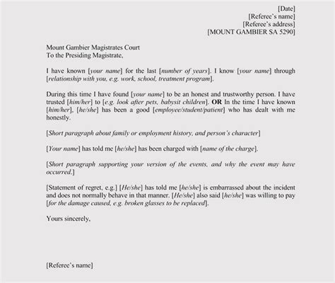 Child Custody Letter Of Recommendation Awesome Character Reference