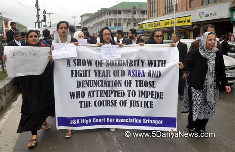 Protests Seeking Justice For Kathua Minor Girl Continue Across Jk