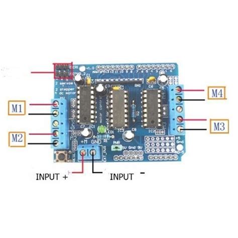 L293d Motor Control Shield For Arduino Mikroelectron Mikroelectron Is
