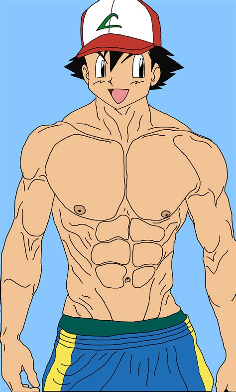 Ash Ketchum Muscle By Theology On Deviantart