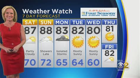 Cbs 2 Weather Watch 10 Pm 7 26 19 Youtube