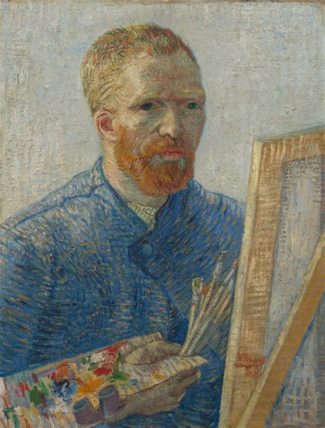 Vincent Van Gogh Self Portrait As A Painter Van Gogh Museum