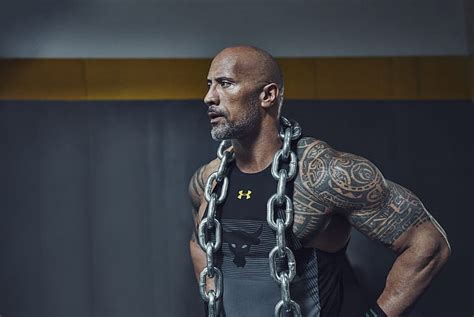 Hd Wallpaper Chain Actor The Rock Dwayne Johnson Dwayne Johnson