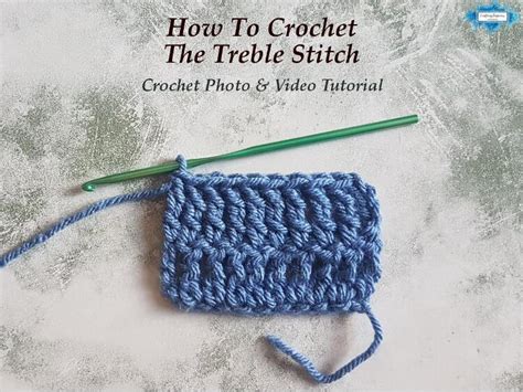 Crochet puff stitch hearts 035. How To Crochet A Treble (TR) Stitch | Crafting Happiness