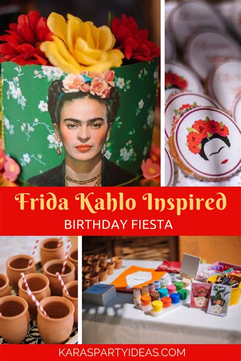 Karas Party Ideas Frida Kahlo Inspired Birthday Fiesta Karas Party