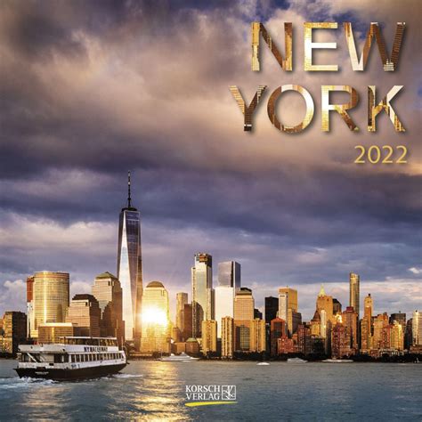 New York 2022 Kalender Von Online Buchhandlung