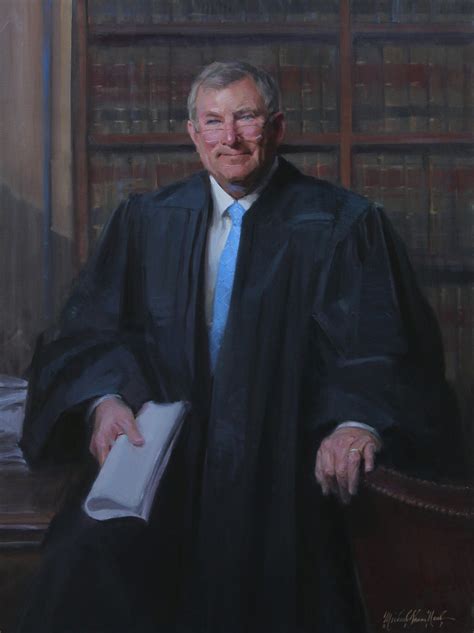 Portrait Painting Of Judge D Brooks Smith — Michael Shane Neal