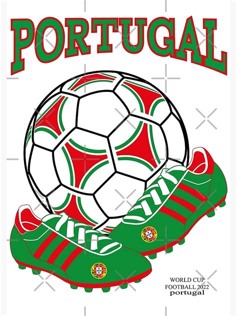 Team Portugal World Cup Football Qatar 2022 Poster For Sale By