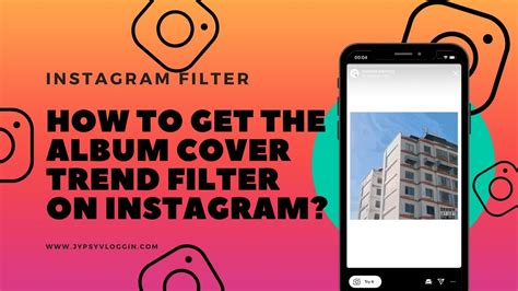 How to get the album cover trend filter on Instagram - YouTube