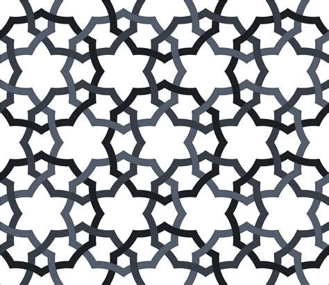 Clipart Interlaced Oriental Repeating Pattern