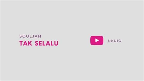 Lagu yang berjudul 'tak selalu' ini diciptakan dan dipopulerkan oleh souljah. Chord Ukulele Tak Selalu - Souljah - Ukuio