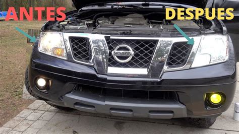 Cambiando A Luces LED A Una 2015 Nissan Frontier SV YouTube