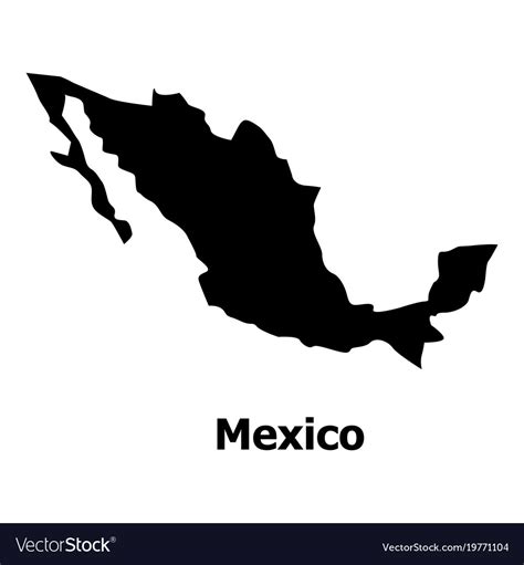 Mexico Map Shape