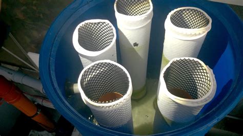 Put some of the pond water into the tub for the fish (it puts less stress on them) now move your fish to the tub. Brilliant DIY Koi Pond Filter - YouTube