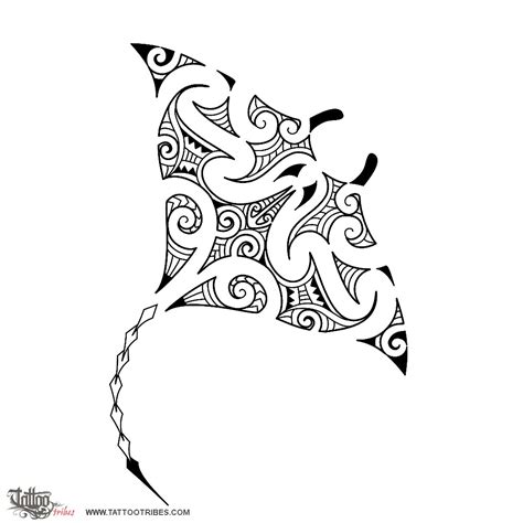 Maori Style Manta Maori Series Water Manta Maori Original Polynesian