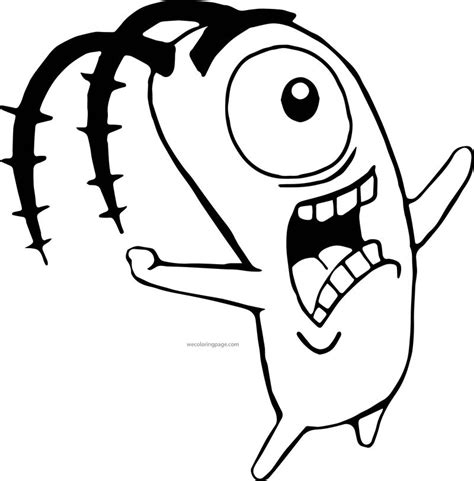 Pics of plankton from spongebob. Plankton From Spongebob Coloring Page - Coloring Sheets