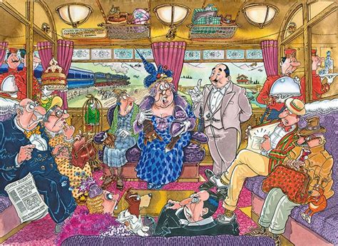 Solving a jigsaw puzzle with only corner pieces!! Wasgij Mystery Jigsaw Puzzle No 9 Great Train Robbery