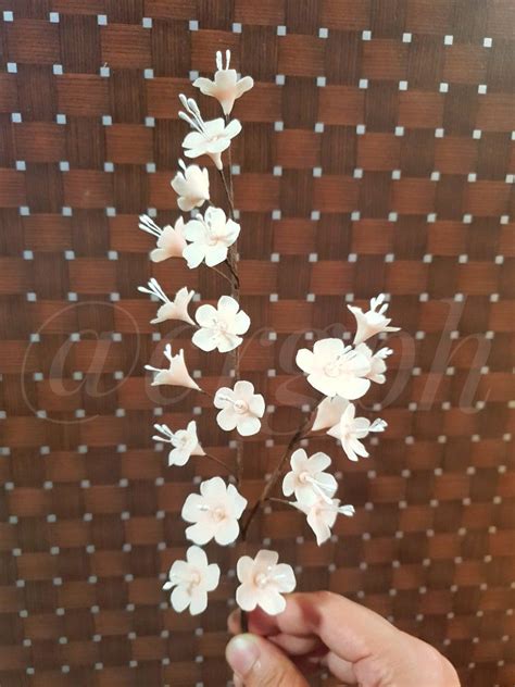 Sugar Cherry Blossoms Flower Creation Sugar Flowers Cherry Blossom