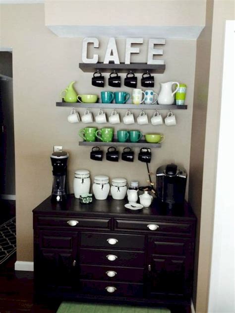 60 Best Mini Coffee Bar Ideas For Your Home With Images Coffee Bar