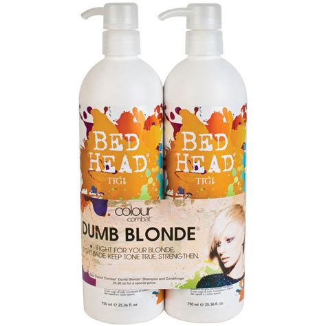 Tigi Bed Head Colour Combat Dumb Blonde Tween Duo Products Free
