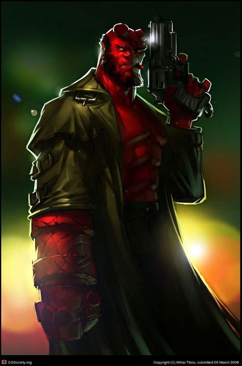 Hellboy Por Mihai Titoiu Image Comics Dark Horse Comics