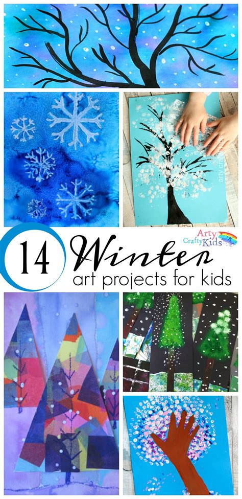 14 Wonderful Winter Art Projects For Kids Artofit