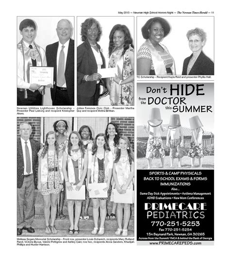 Newnan High School Honors 2013 by The Times-Herald - Issuu