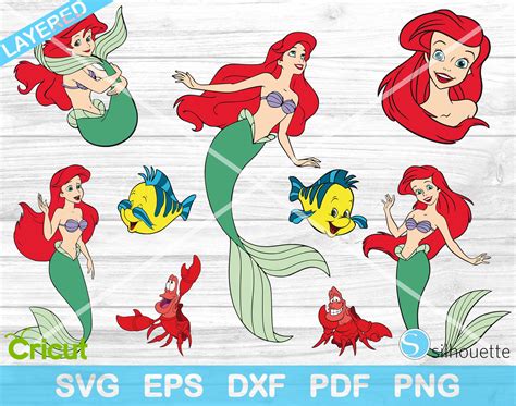 Free 298 Little Mermaid Svgs SVG PNG EPS DXF File