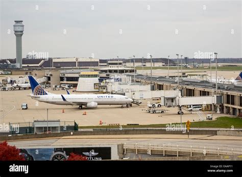 Cleveland, Ohio - Cleveland Hopkins International Airport Stock Photo