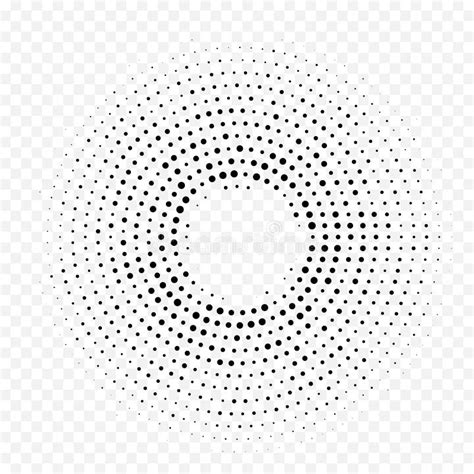 Texture Circle Round Halftone Pattern Vector Round Texture Clipart