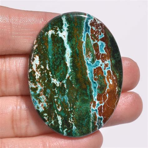 Excellent Aaa Quality 100 Natural Malachite Chrysocolla Oval Shape