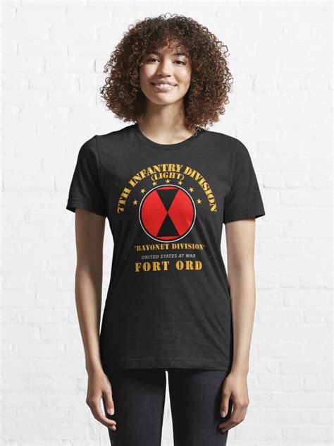 Army 7th Infantry Division Ft Ord T Shirt For Sale By Twix123844
