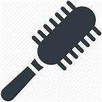 Hair Brush Icon Round Vented Radial Editor