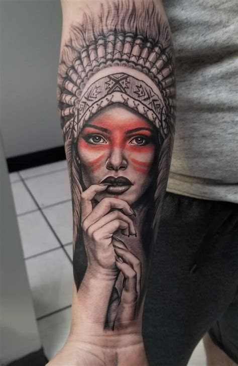 Pin By Juliana Soares On Tatuagem Native American Tattoos Girl Arm