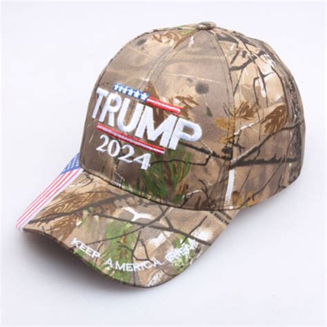 Donald Trump 2024 Maga Hat Cap Camouflage Usa Flag Kag Make Keep America Great Ebay
