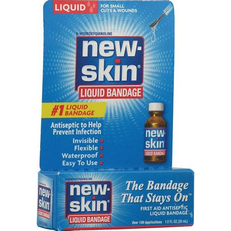 Medtech New Skin First Aid Antiseptic Liquid Bandage 1 Oz Walmart