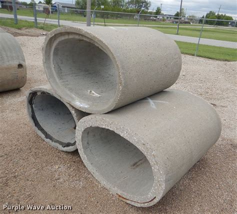 3 C Concrete Culvert Pipes In Burlington Ks Item Fk9217 Sold