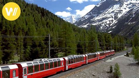 Bernina Express Wonderful Tour Aboard The Little Red Train In The