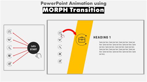 88powerpoint 5 Step Animation Using Morph Transition Powerup With