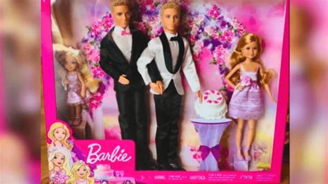 Couple Pushing For Same Sex Barbie Doll Wedding Set Keye