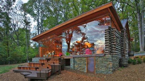 Maybe you would like to learn more about one of these? Log Cabin Kits Modern Glass Log Cabin, modern log cabin ...