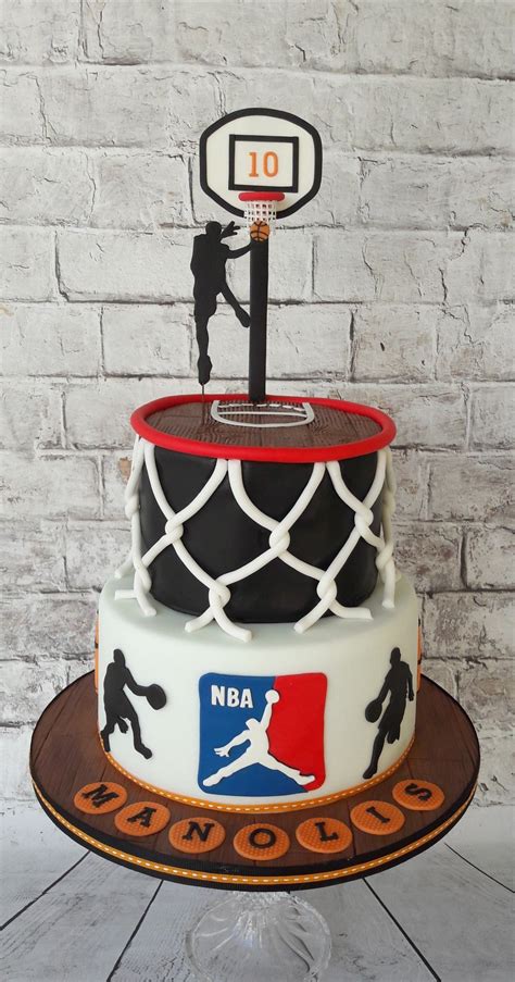 Nba Basketball Cake Basketball Birthday Cake Basketball Cake