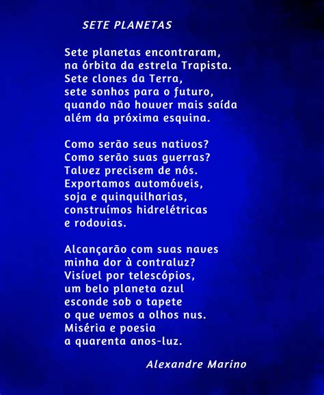 Poema Sobre O Sistema Solar