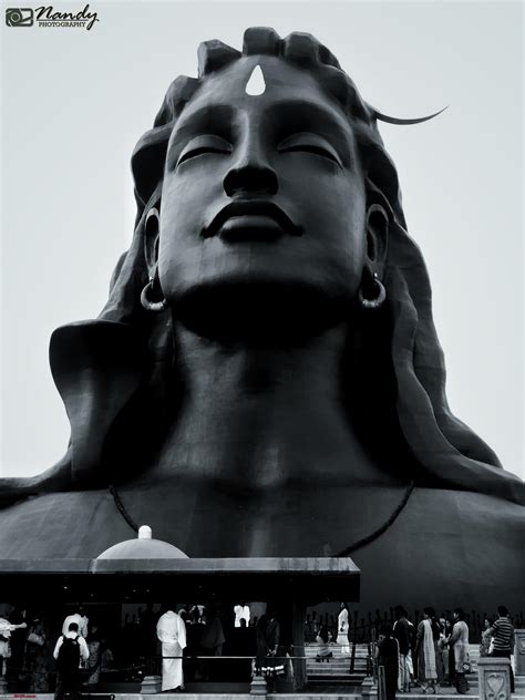 Adiyogi Shiva Statue Night View In Yoga Shiva Is Not Seen As A God But
